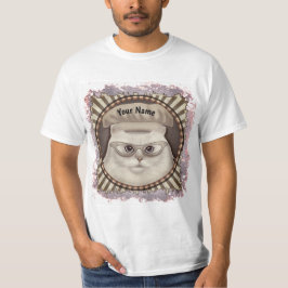 Camiseta Chef Gato Persa