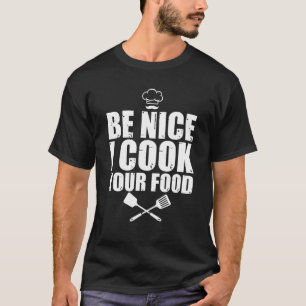 Camiseta Chef Gracioso Para Hombres Mujeres Cocinero Pastel