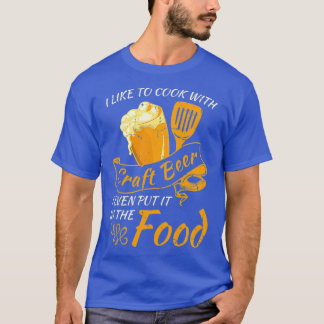 Camiseta Chef gracioso y amante de la cerveza de eslogan de