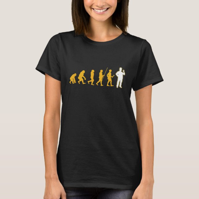 Camiseta Chef Human Evolution Cook Baker (Anverso)