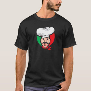 Camiseta Chef italiano Waiter Italia Pizzeria Food