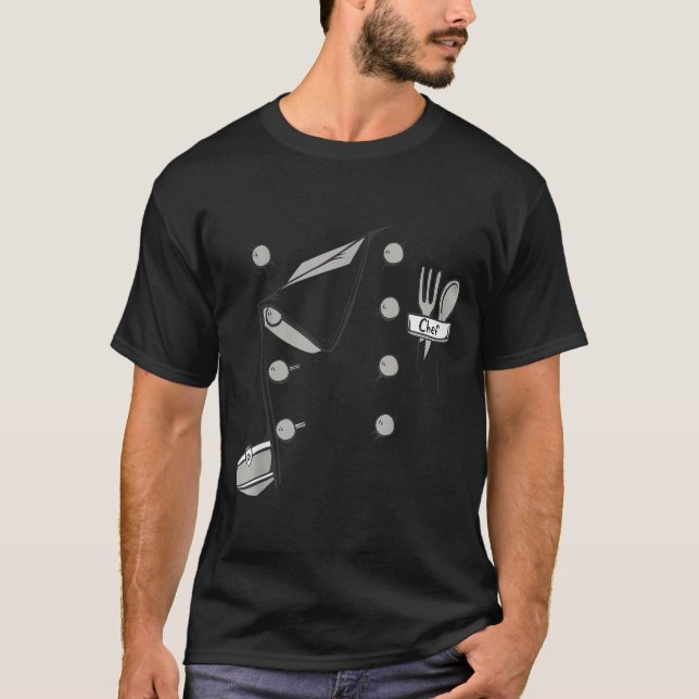 Camiseta Chef Jacket Chef Costume Cook Cooking Funny Chef G (Anverso)