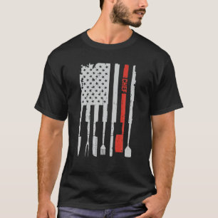Camiseta Chef Knife Cook Cooing Lover 4 De Julio Estadounid