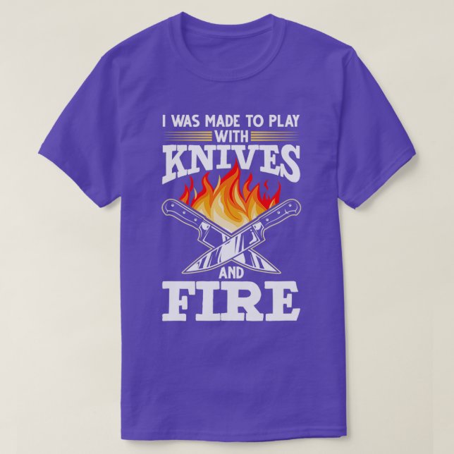 Camiseta Chef Knife Cooking Saying Food Lover  (Diseño del anverso)