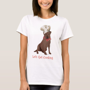 Camiseta Chef Labrador Retriever de Chocolate