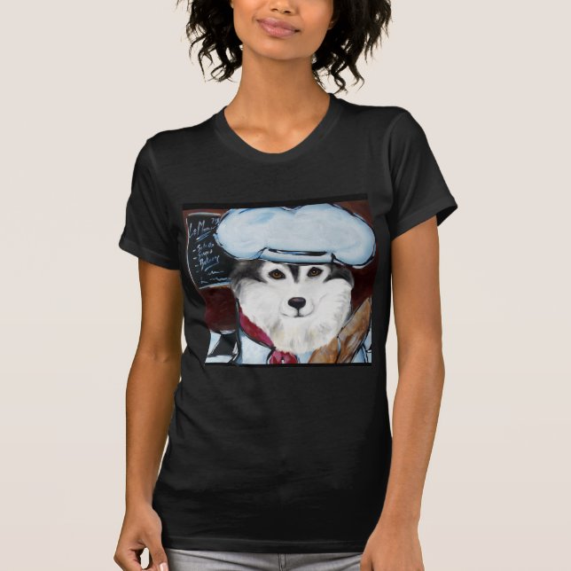 Camiseta Chef Malamute de Alaska (Anverso)