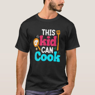 Camiseta Chef Niño Puede Cocinar Amantes de la Cocina Chef