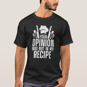 Camiseta Chef Para Hombres Mujeres Cocinando Cocina Cocinar