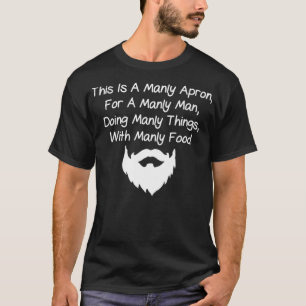 Camiseta Chef parrillado Funny BBQ Cocinando pastel Manly d