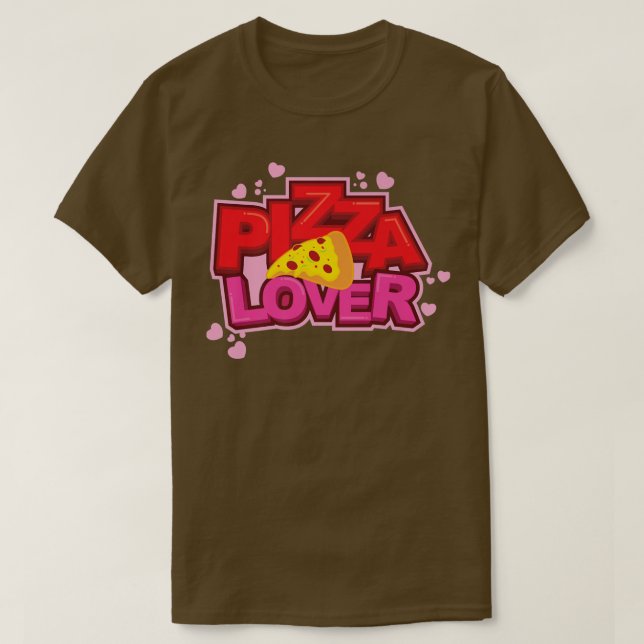 Camiseta Chef pizza restaurant Pizza amante  (Diseño del anverso)