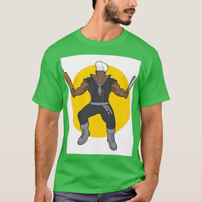 Camiseta Chef Power Man (Anverso)