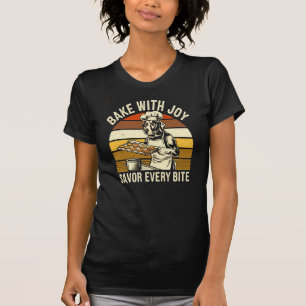 Camiseta Chef retro de perro de hornear - Gracioso regalo d