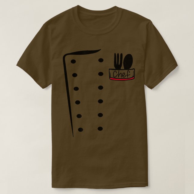 Camiseta Chef Uniform Funny Cook Costume (Diseño del anverso)