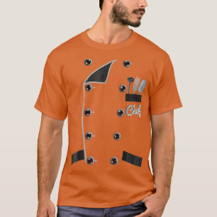Camiseta Chef Uniform Jacket Faux Funny Co para Cong