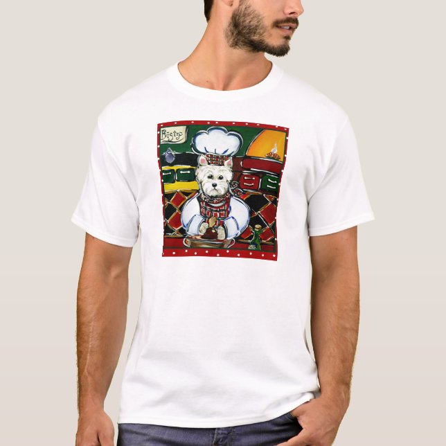 Camiseta Chef Westie (Anverso)