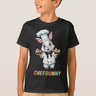 Camiseta Chefbunny Cook Hare Gracioso Día de Pascua Hombres