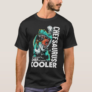 Camiseta Chefsaurus T Rex Dinosaur Chef Tee Cooking Funny D