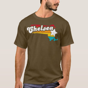 Camiseta Chelsea Massachusetts Vintage Distresage Souvenir