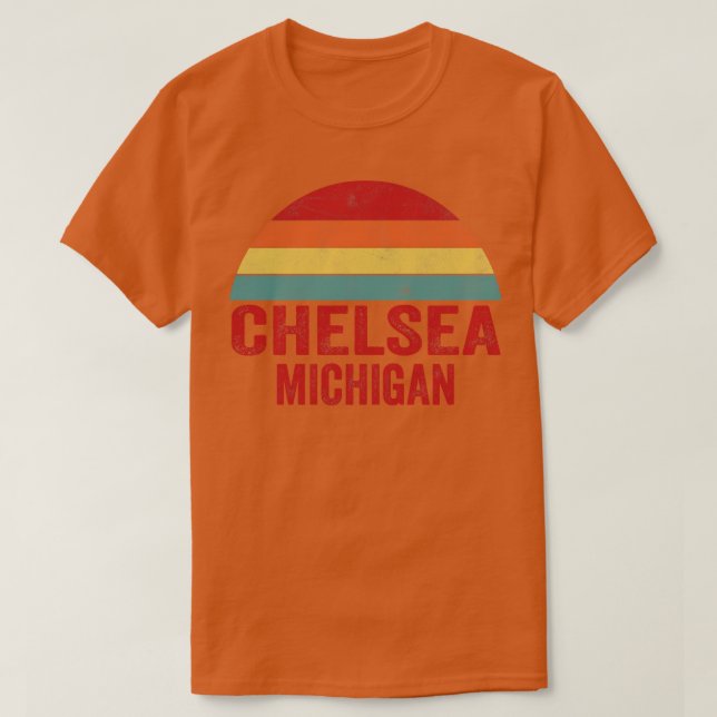 Camiseta Chelsea Michigan (Diseño del anverso)