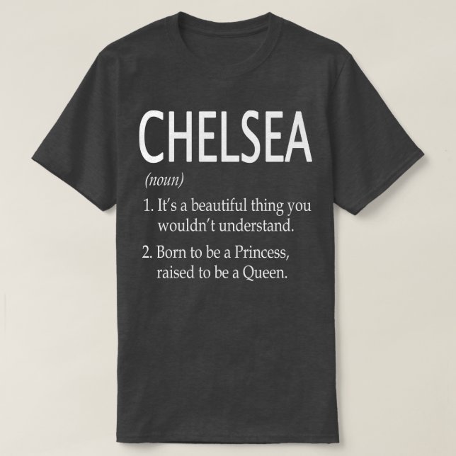 Camiseta Chelsea Name Gift 99 (Diseño del anverso)