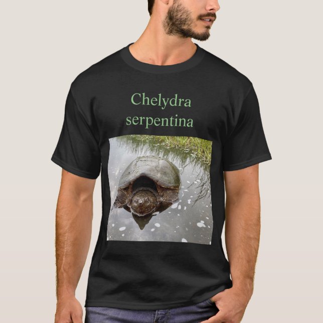 Camiseta Chelydra serpentina (common snapping turtle) (Anverso)