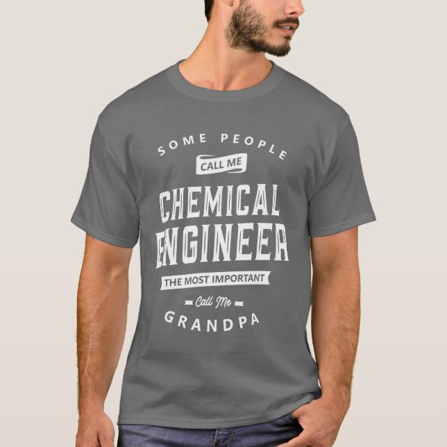 Camiseta Chemical Engineer Grandpa Funny Jobitle girl (Anverso)