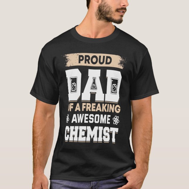Camiseta Chemist Father Chemistry Lab Chemical Science Labo (Anverso)
