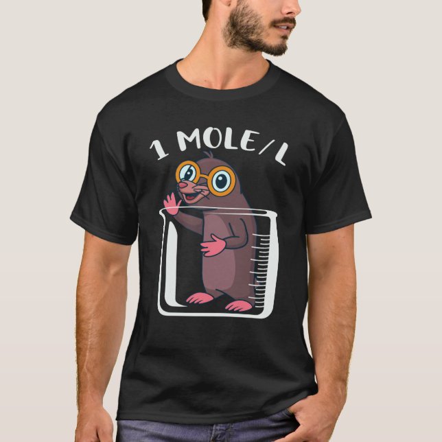 Camiseta Chemist  One Mole Animal Chemistry Scientist Resea (Anverso)