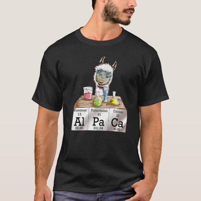 Camiseta Chemistry Chemistry Edges Chemistry Student Alpaca (Anverso)