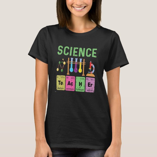 Camiseta Chemistry Lab Equipment For Science Teacher (Anverso)