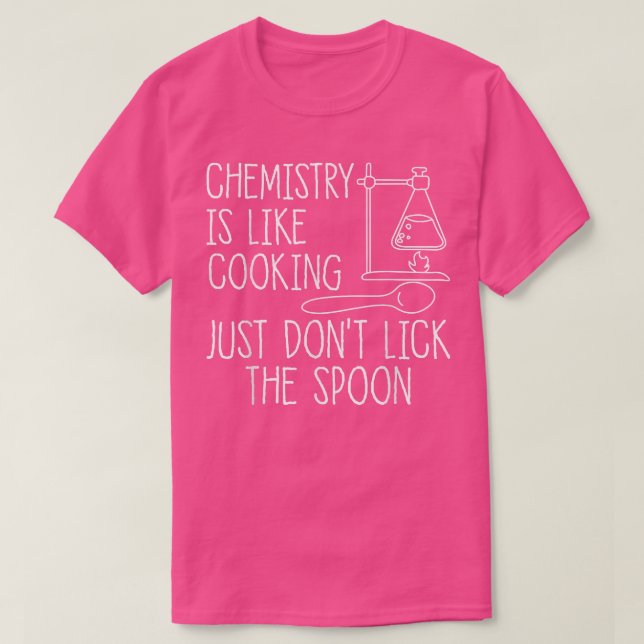 Camiseta Chemistry Lover, Química (Diseño del anverso)