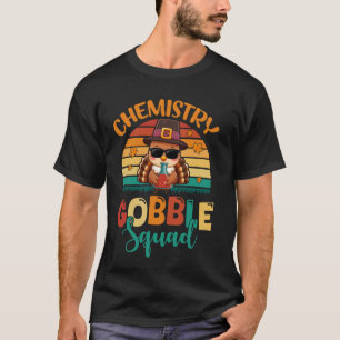 Camiseta Chemistry Squad Acción de Gracias Turquía Funny J