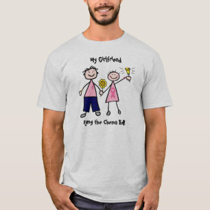 Camiseta Chemo Bell - cáncer de pecho rosado de la cinta