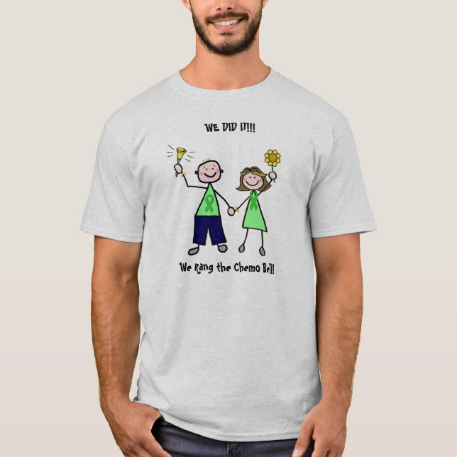 Camiseta Chemo Bell - hombre de la cinta del verde del (Anverso)