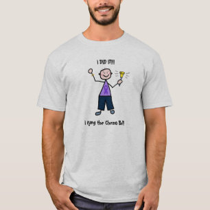 Camiseta Chemo Bell - hombre violeta del linfoma de la