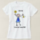 Camiseta Chemo Bell - mujer del cáncer de colon (Diseño del anverso)