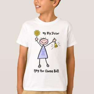 Camiseta Chemo Bell - mujer del cáncer de estómago