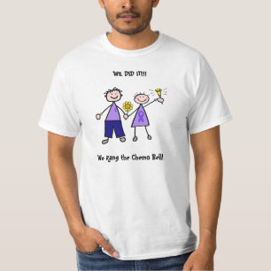 Camiseta Chemo Bell - mujer violeta del linfoma de la cinta