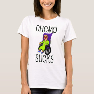 Camiseta Chemo Sucks, paciente enojado