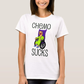 Camiseta Chemo Sucks, paciente enojado