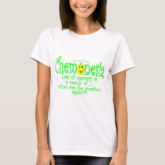 Camiseta chemoNEON (Anverso)