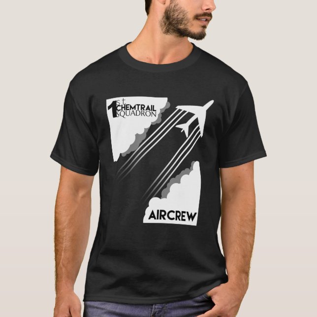 Camiseta Chemtrail Squadron Aircrew T-shirt design (Anverso)