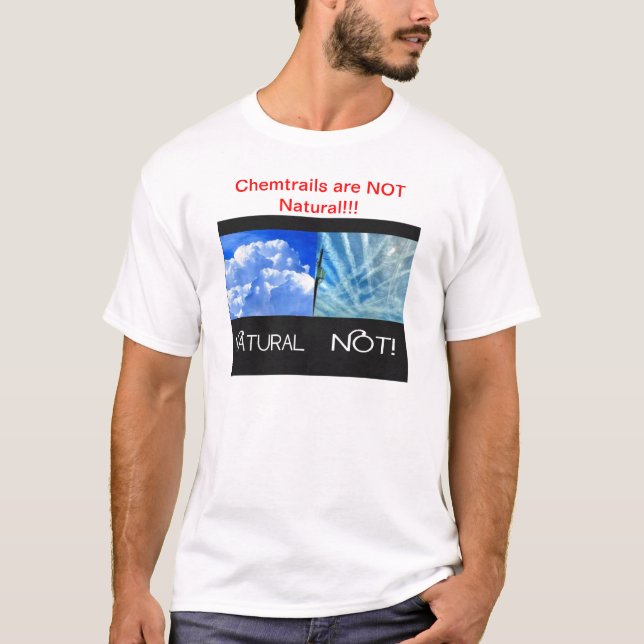 Camiseta Chemtrails no natural (Anverso)