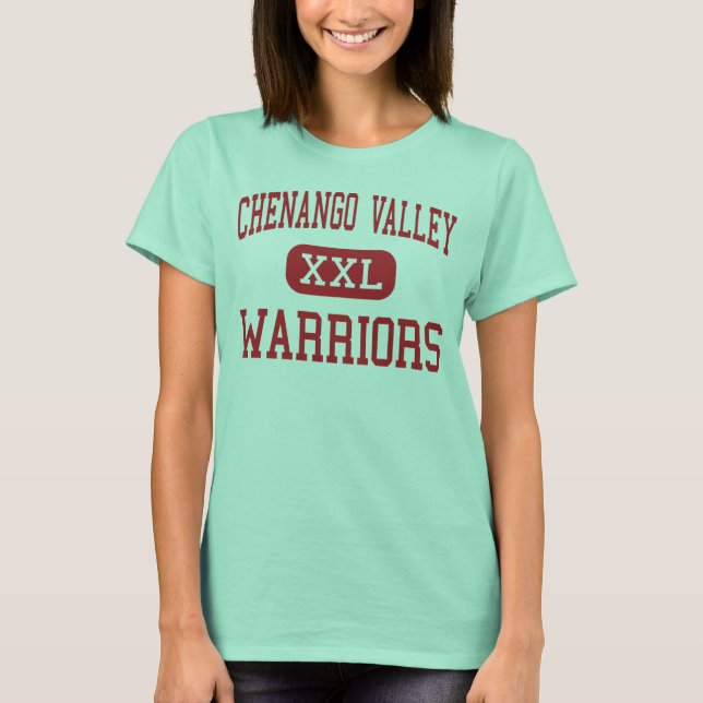 Camiseta Chenango Valley - Warriors - High - Binghamton (Anverso)