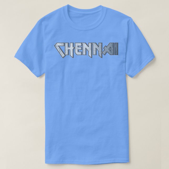 Camiseta Chennai metalizado fuerte (Diseño del anverso)