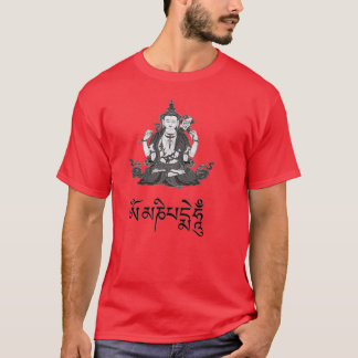 Camiseta Chenrezig y Mantra Om Mani Padme Hung 1