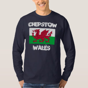 Camiseta Chepstow, Gales con bandera galesa