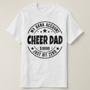 Camiseta Cheque a papá mi cuenta bancaria acaba de llegar a