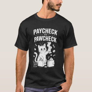 Camiseta Cheque de pago a Cheque de garra Humor divertido d