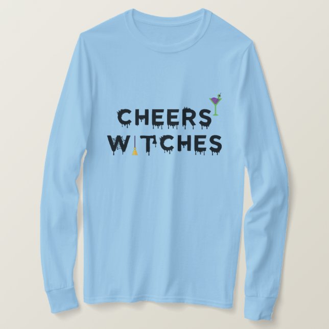 Camiseta Cheque Witches Black Version (Anverso del diseño)